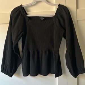 Madewell Lucie Peplum Top